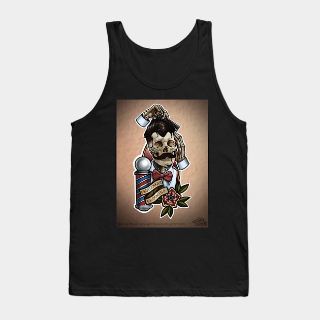 Gentleman’s grooming Tank Top by Nickdancytattoo